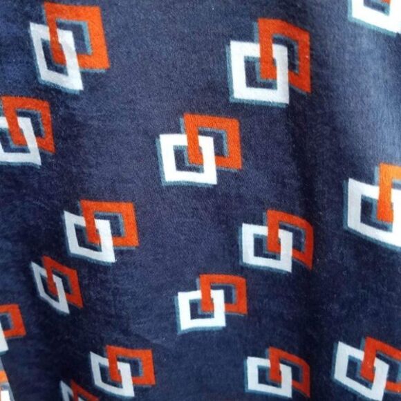 Zara Red White Blue Button Down Long Sleeve Blouse see measurements - Picture 2 of 5